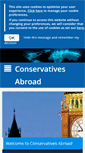 Mobile Screenshot of conservativesabroad.org